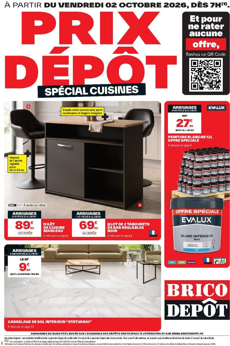 Brico Dépôt catalogue du 02/10 au 16/10/2026 – page 1