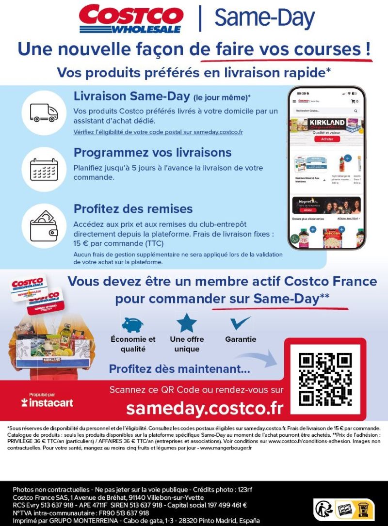 Costco catalogue du 28/09 au 25/10/2026 – page 20