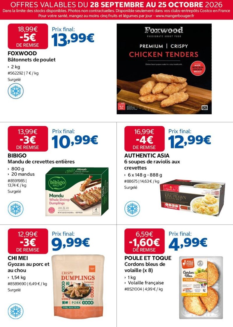 Costco catalogue du 28/09 au 25/10/2026 – page 8