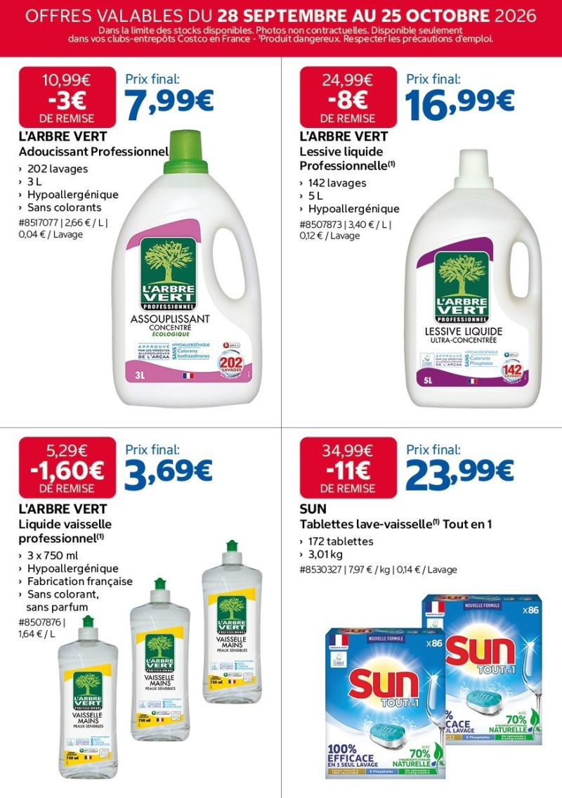 Costco catalogue du 28/09 au 25/10/2026 – page 7