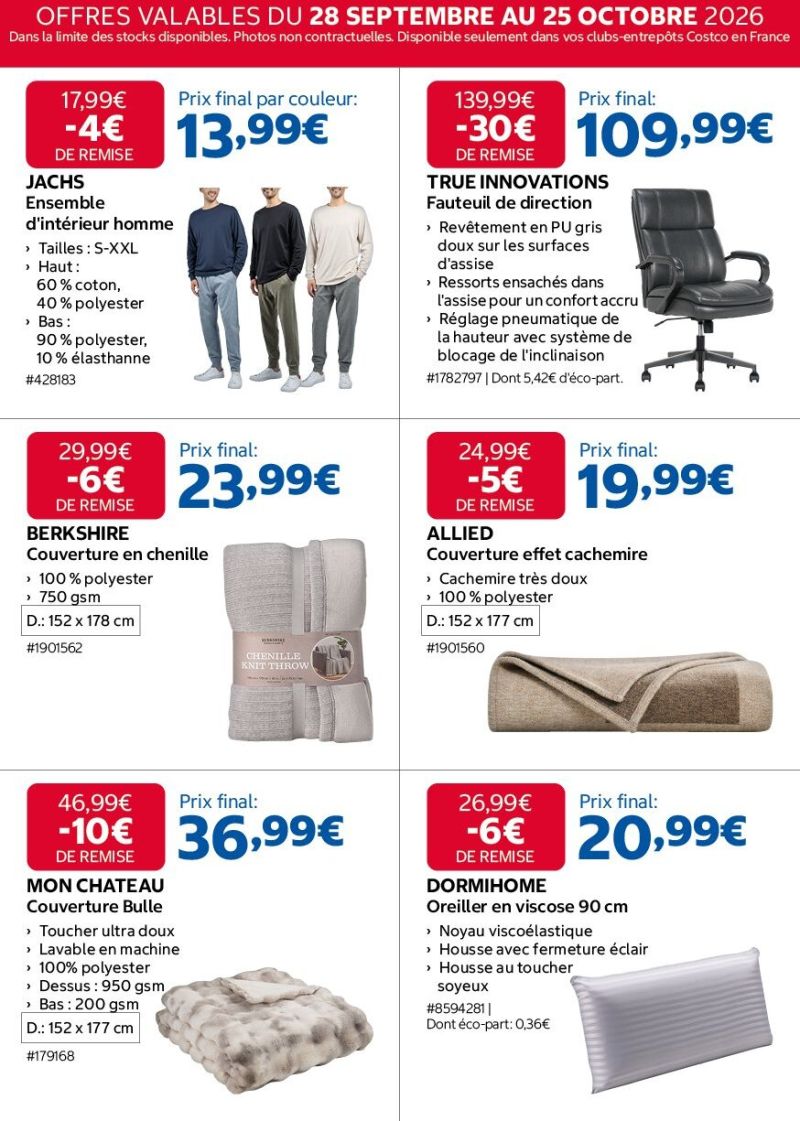Costco catalogue du 28/09 au 25/10/2026 – page 5
