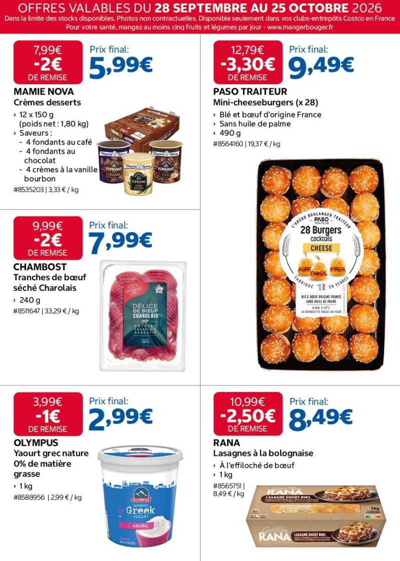 Costco catalogue du 28/09 au 25/10/2026 – page 9