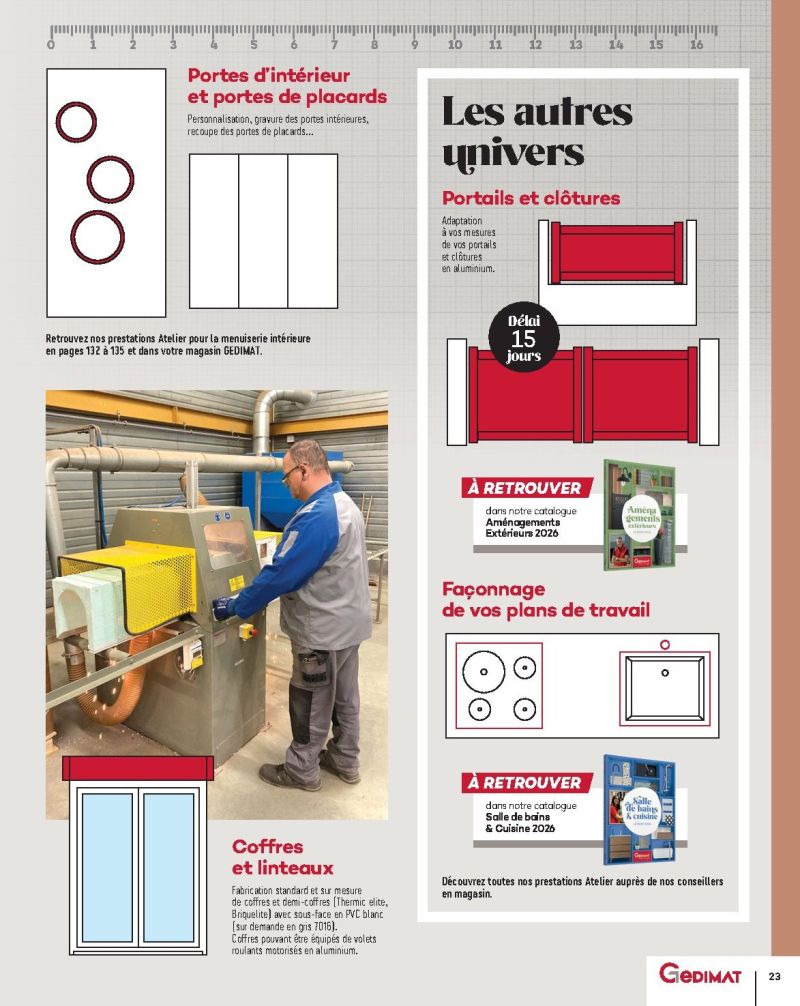 Gedimat catalogue du 01/01 au 31/12/2026 – page 23