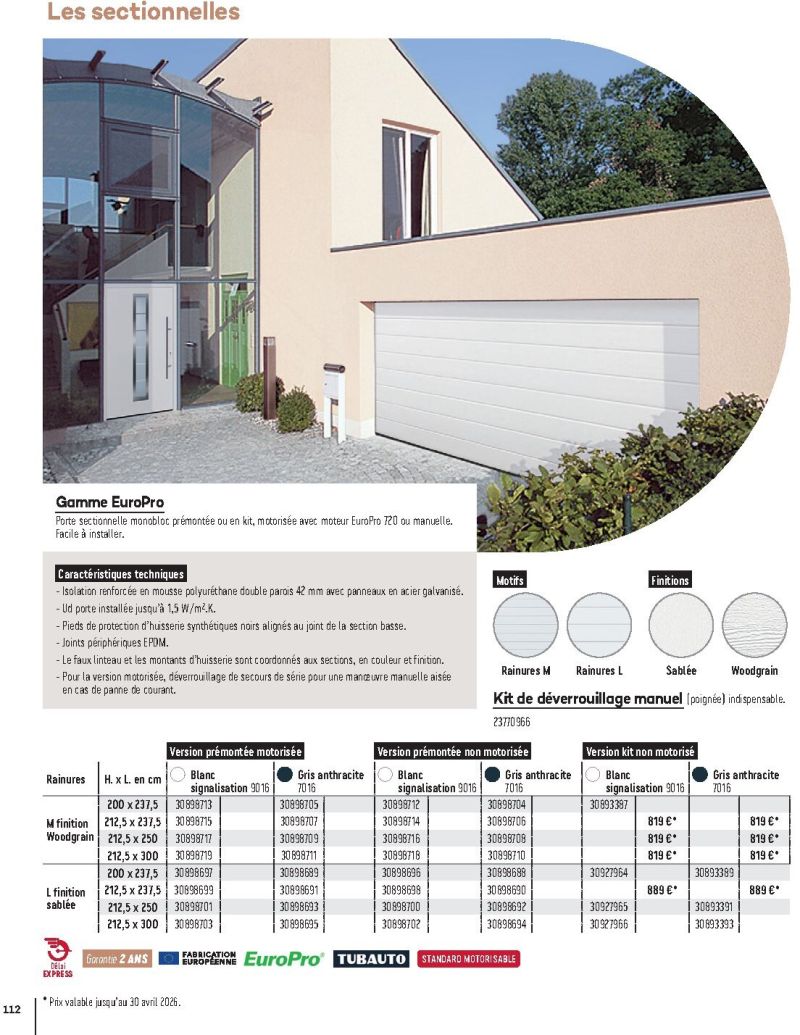 Gedimat catalogue du 01/01 au 31/12/2026 – page 112