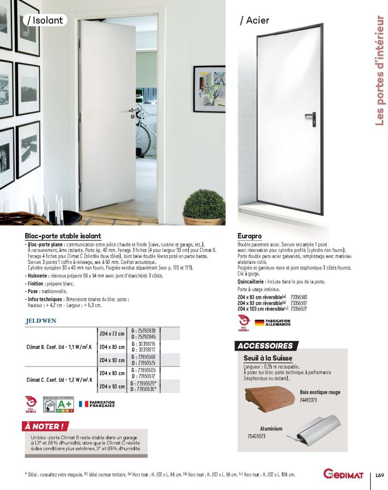 Gedimat catalogue du 01/01 au 31/12/2026 – page 169