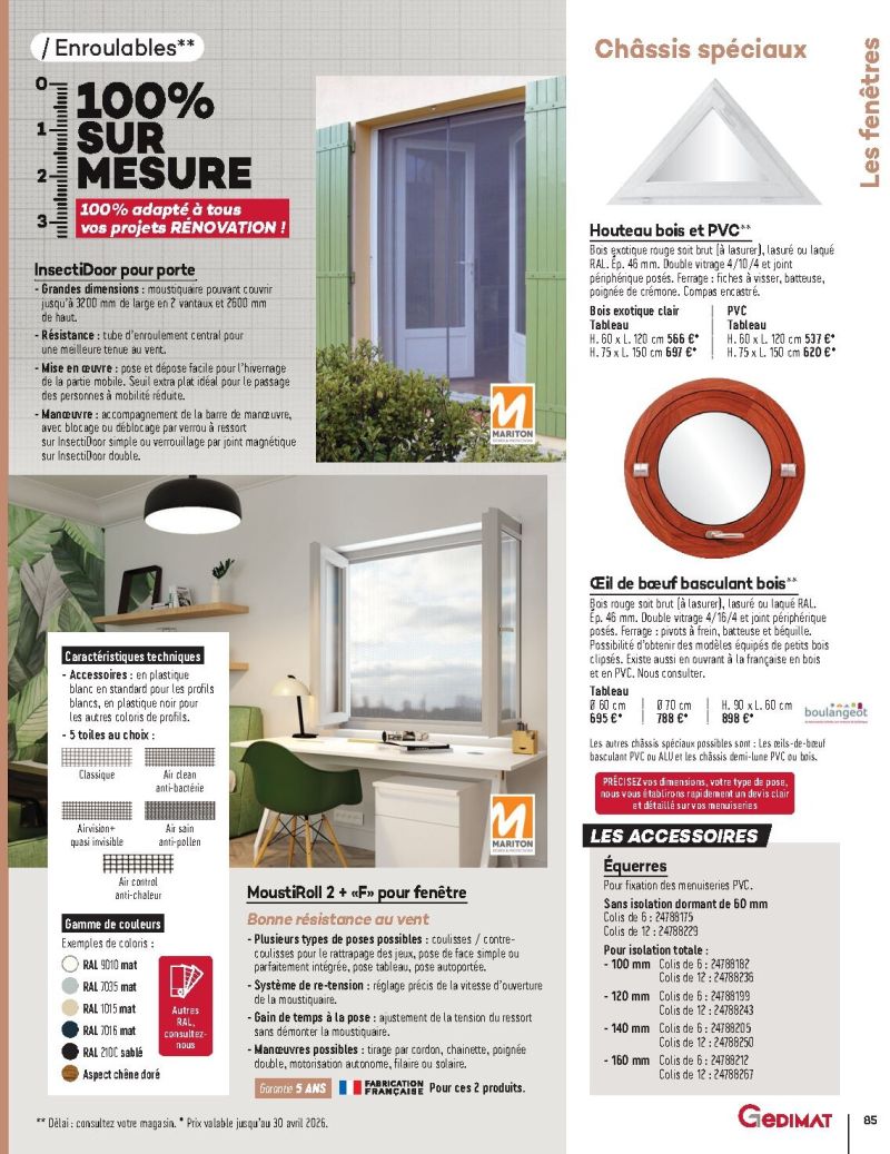 Gedimat catalogue du 01/01 au 31/12/2026 – page 85