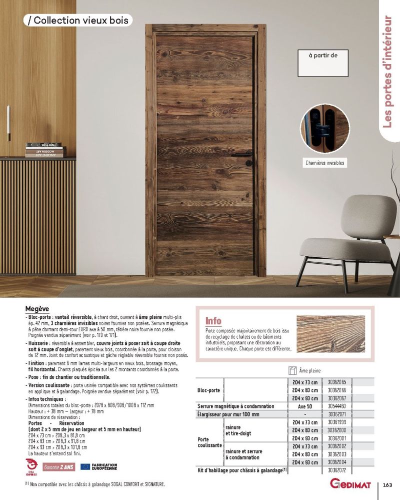 Gedimat catalogue du 01/01 au 31/12/2026 – page 163