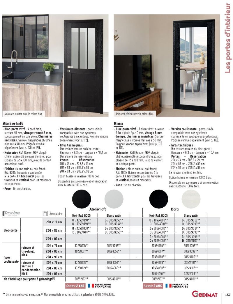 Gedimat catalogue du 01/01 au 31/12/2026 – page 157