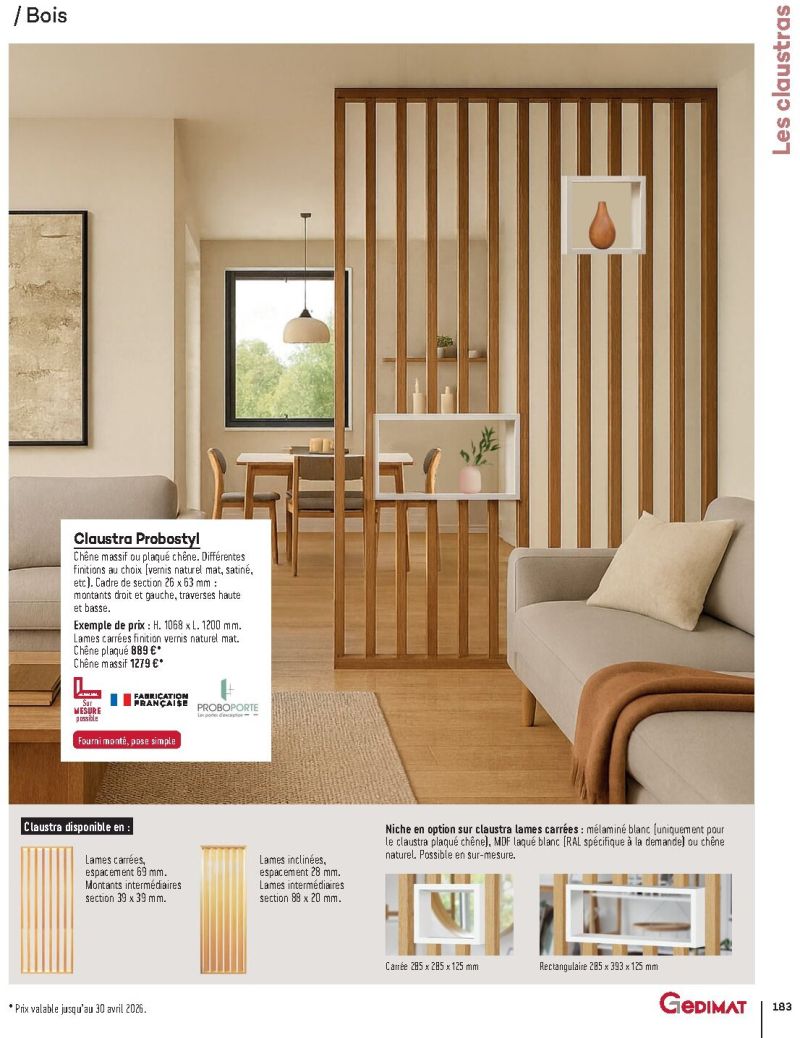 Gedimat catalogue du 01/01 au 31/12/2026 – page 183