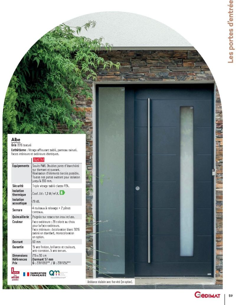 Gedimat catalogue du 01/01 au 31/12/2026 – page 59