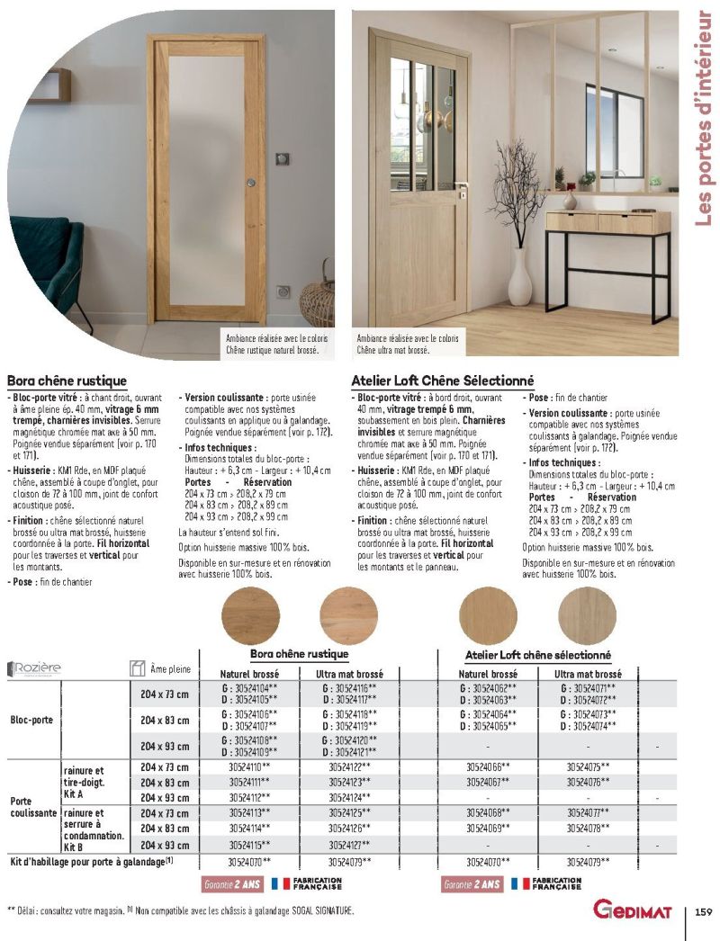 Gedimat catalogue du 01/01 au 31/12/2026 – page 159