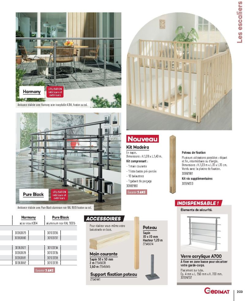 Gedimat catalogue du 01/01 au 31/12/2026 – page 203