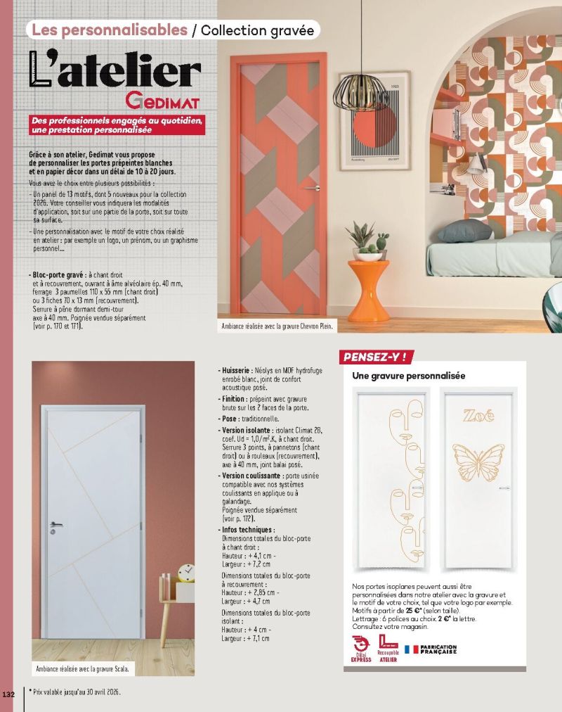 Gedimat catalogue du 01/01 au 31/12/2026 – page 132