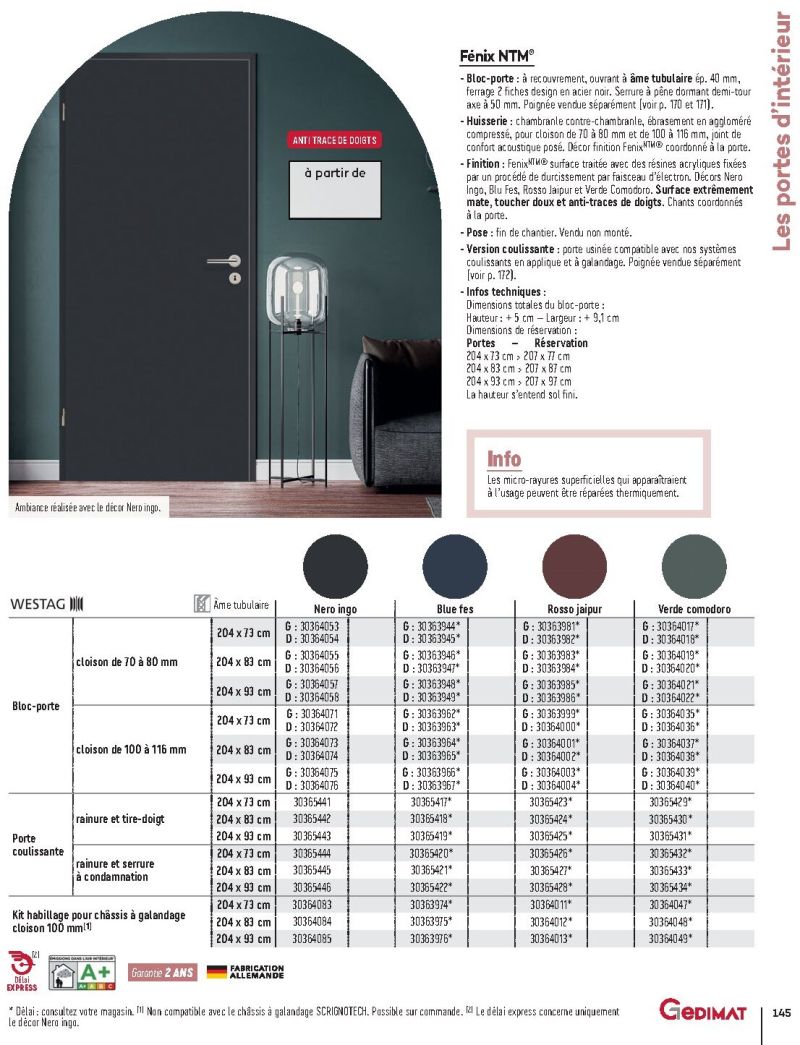 Gedimat catalogue du 01/01 au 31/12/2026 – page 145