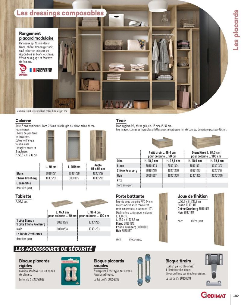 Gedimat catalogue du 01/01 au 31/12/2026 – page 189