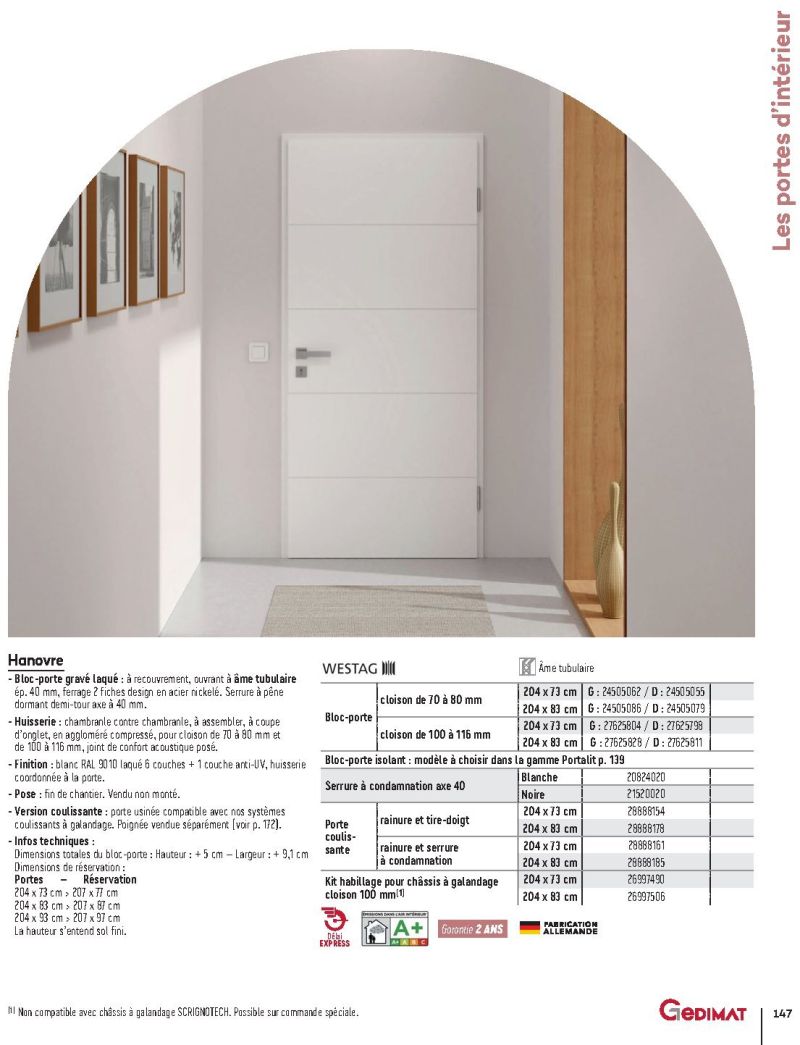 Gedimat catalogue du 01/01 au 31/12/2026 – page 147