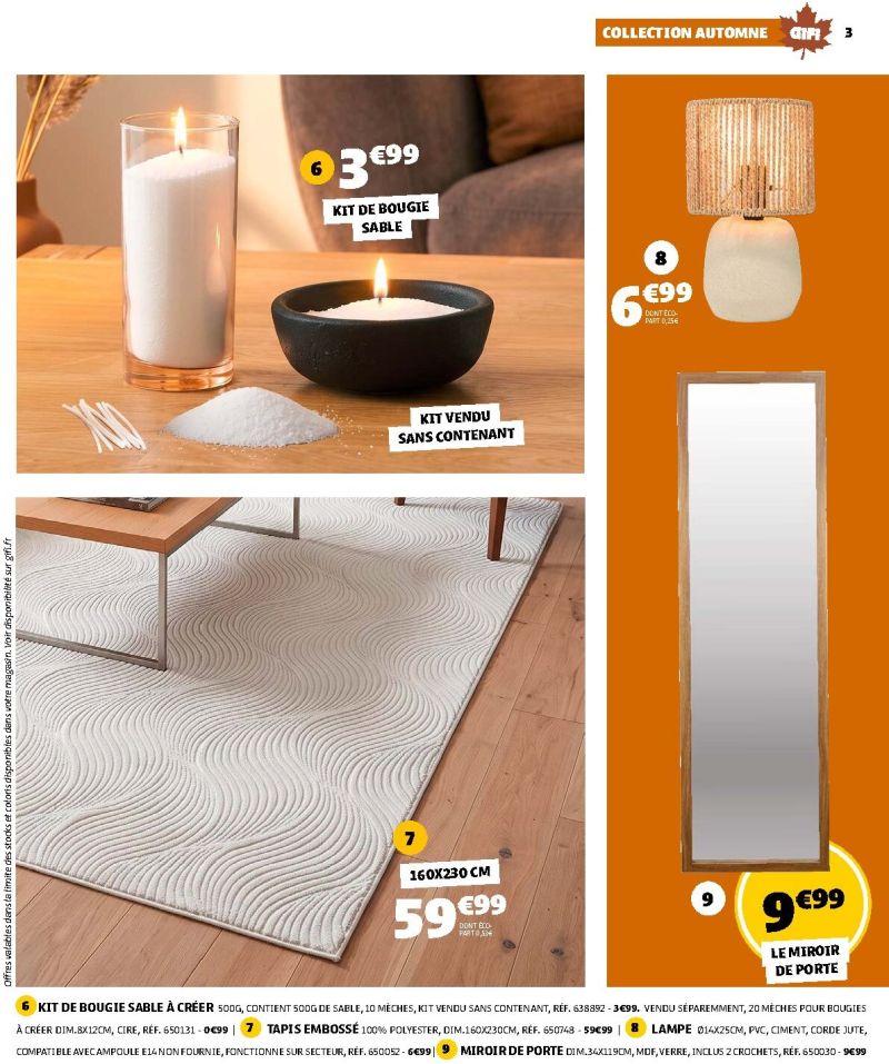 Gifi catalogue du 29/09 au 12/10/2026 – page 3