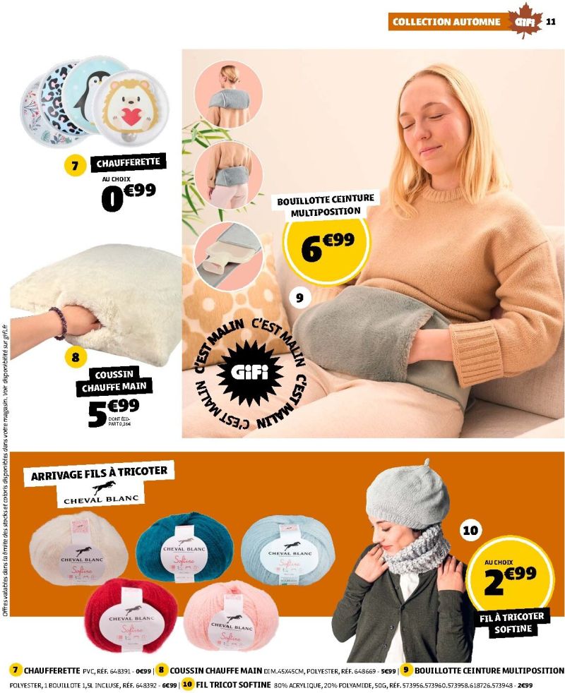 Gifi catalogue du 29/09 au 12/10/2026 – page 11