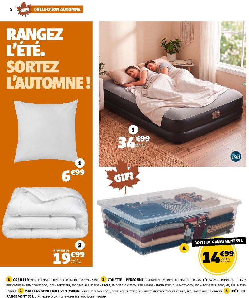 Gifi catalogue du 29/09 au 12/10/2026 – page 8