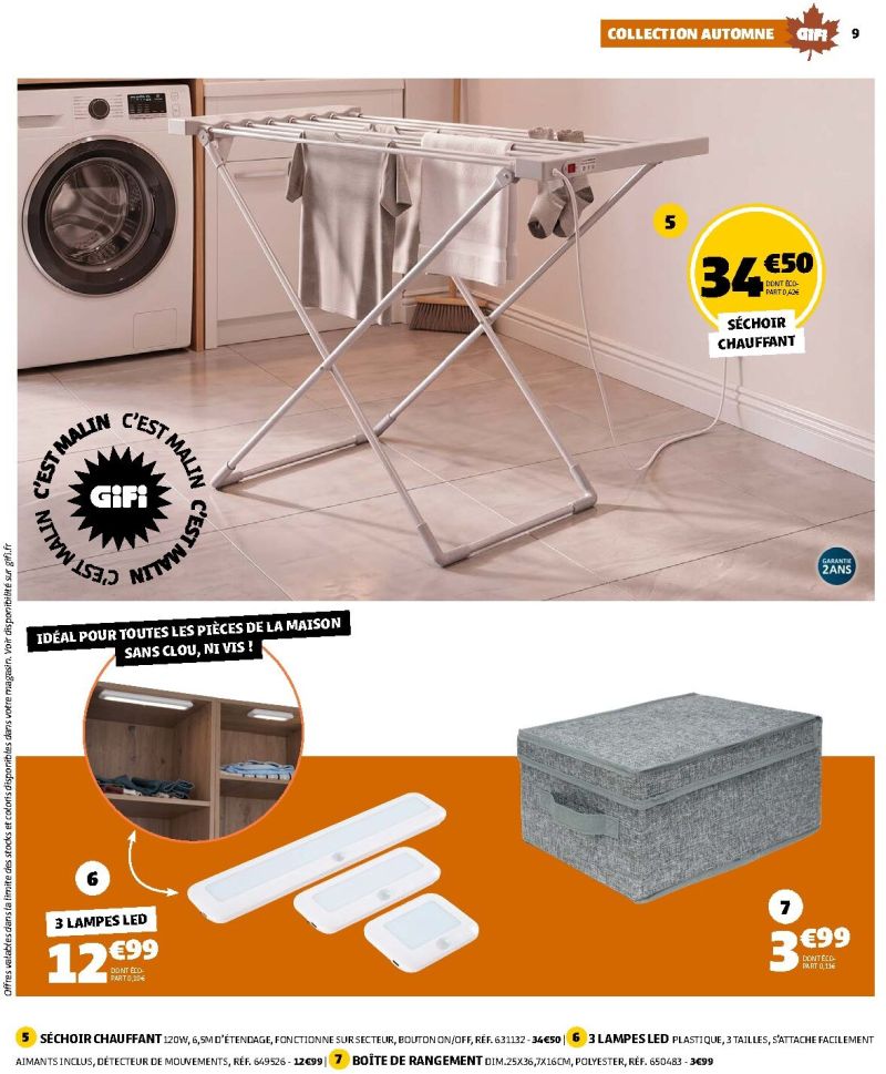 Gifi catalogue du 29/09 au 12/10/2026 – page 9