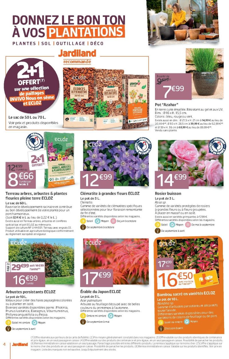 Jardiland catalogue du 30/09 au 12/10/2026 – page 4