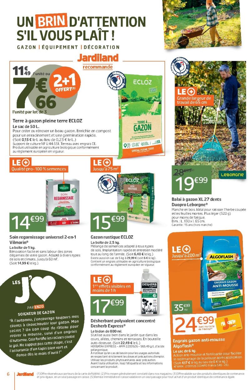 Jardiland catalogue du 30/09 au 12/10/2026 – page 6