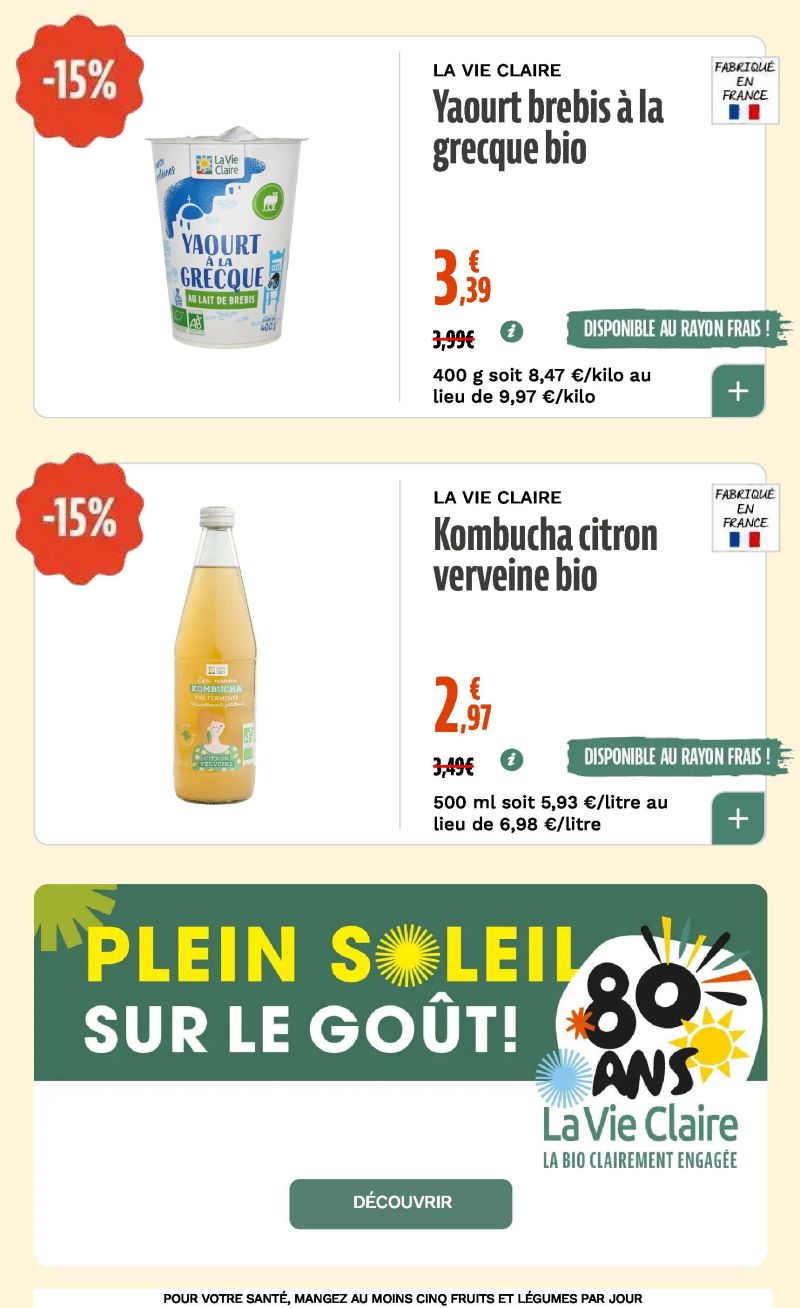 La Vie Claire catalogue du 01/10 au 31/10/2026 – page 18