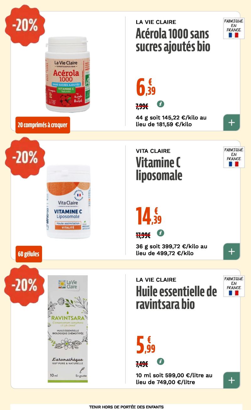 La Vie Claire catalogue du 01/10 au 31/10/2026 – page 46
