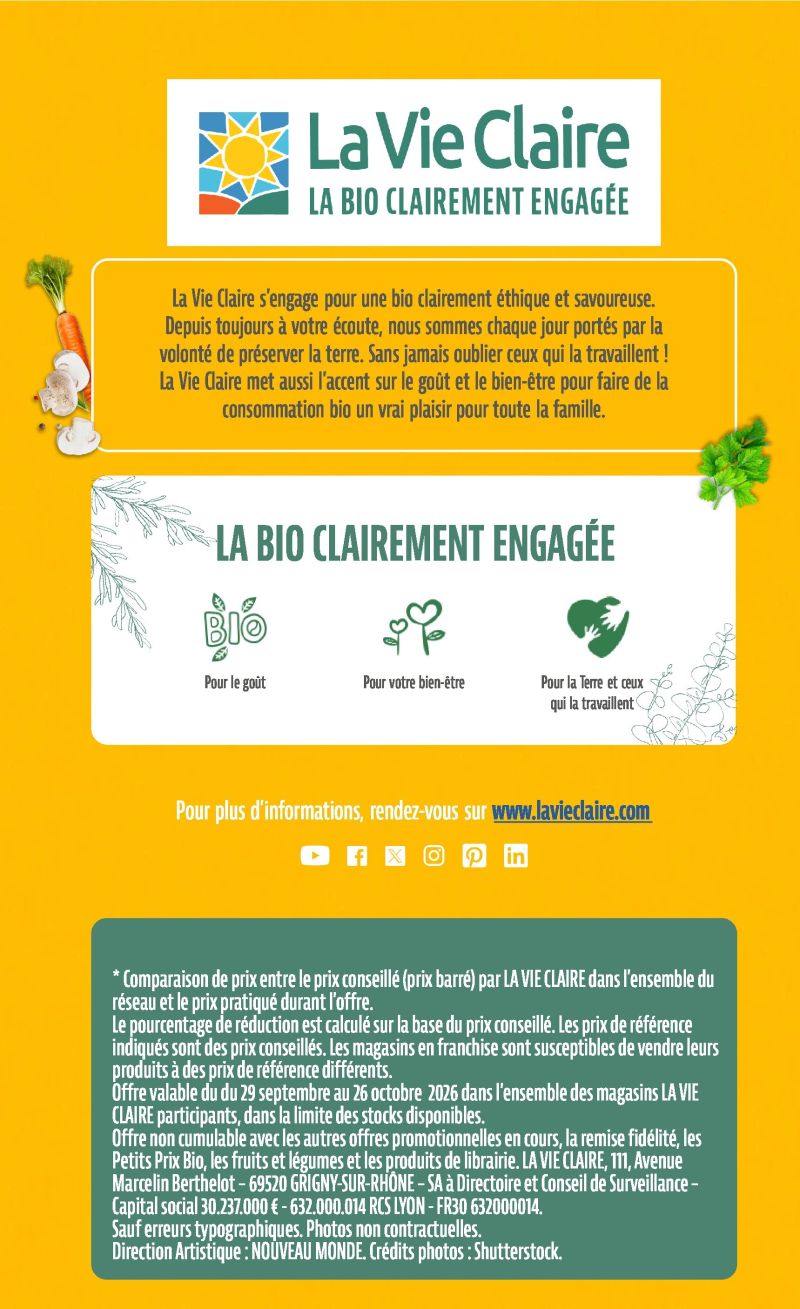 La Vie Claire catalogue du 01/10 au 31/10/2026 – page 78