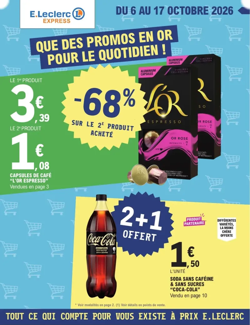 E.Leclerc catalogue du 06/10 au 18/10/2026 – page 1