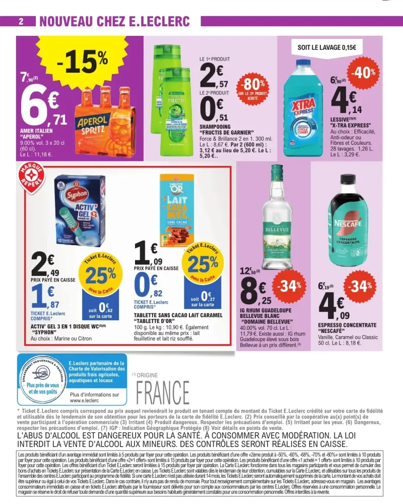 E.Leclerc catalogue du 29/09 au 11/10/2026 – page 2