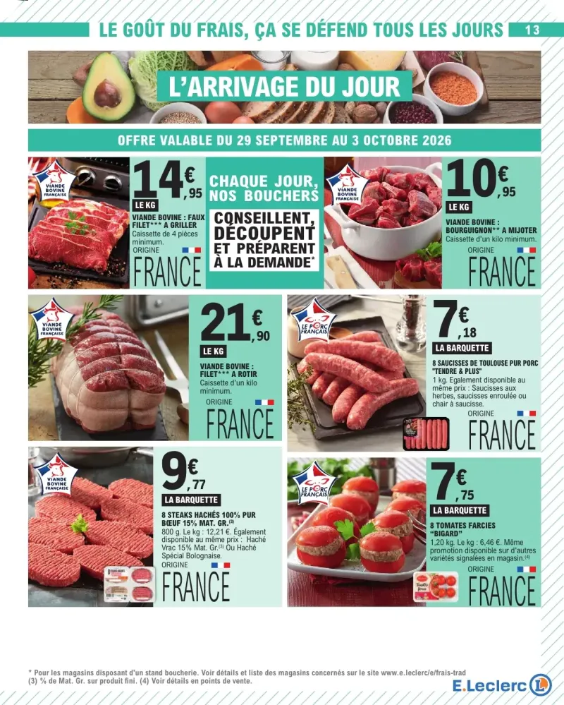 E.Leclerc catalogue du 29/09 au 11/10/2026 – page 13