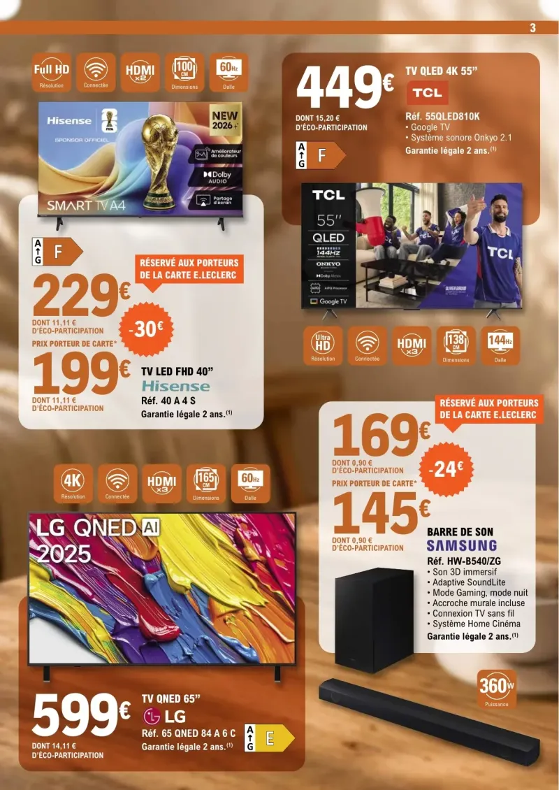 E.Leclerc catalogue du 29/09 au 11/10/2026 – page 3