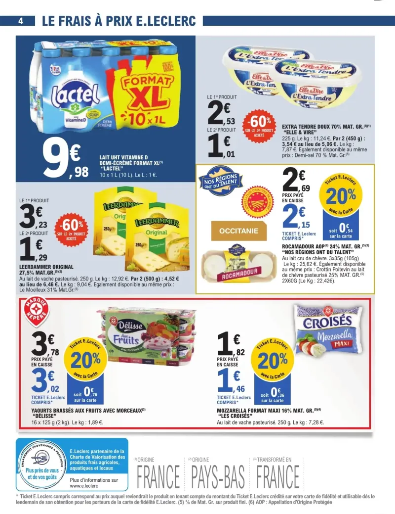 E.Leclerc catalogue du 29/09 au 11/10/2026 – page 4