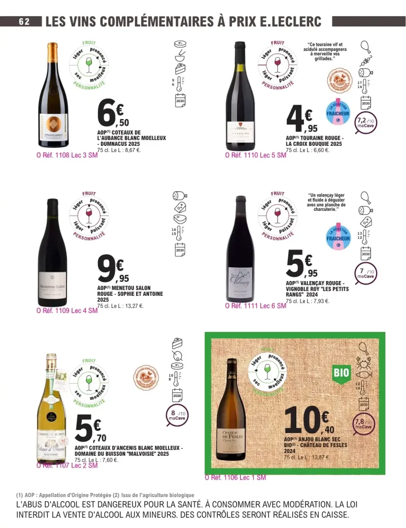 E.Leclerc catalogue du 29/09 au 11/10/2026 – page 62