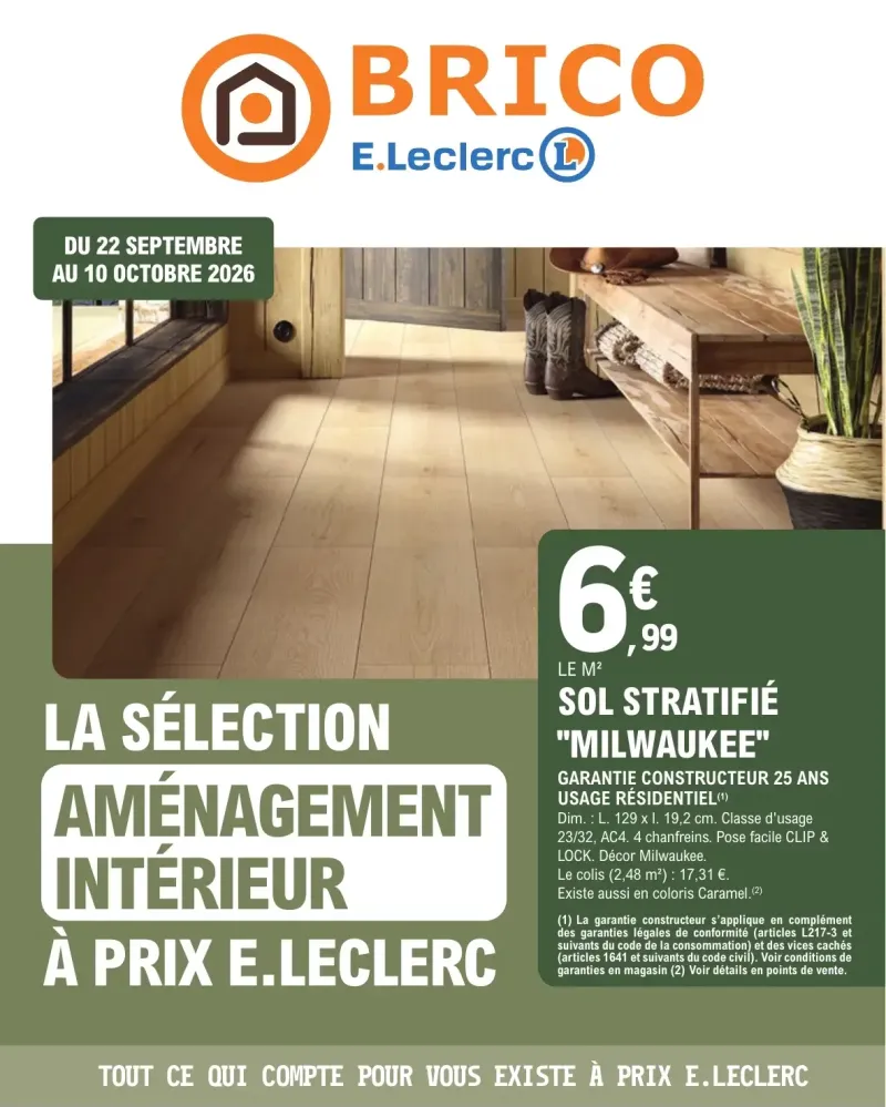 E.Leclerc catalogue du 22/09 au 11/10/2026 – page 1