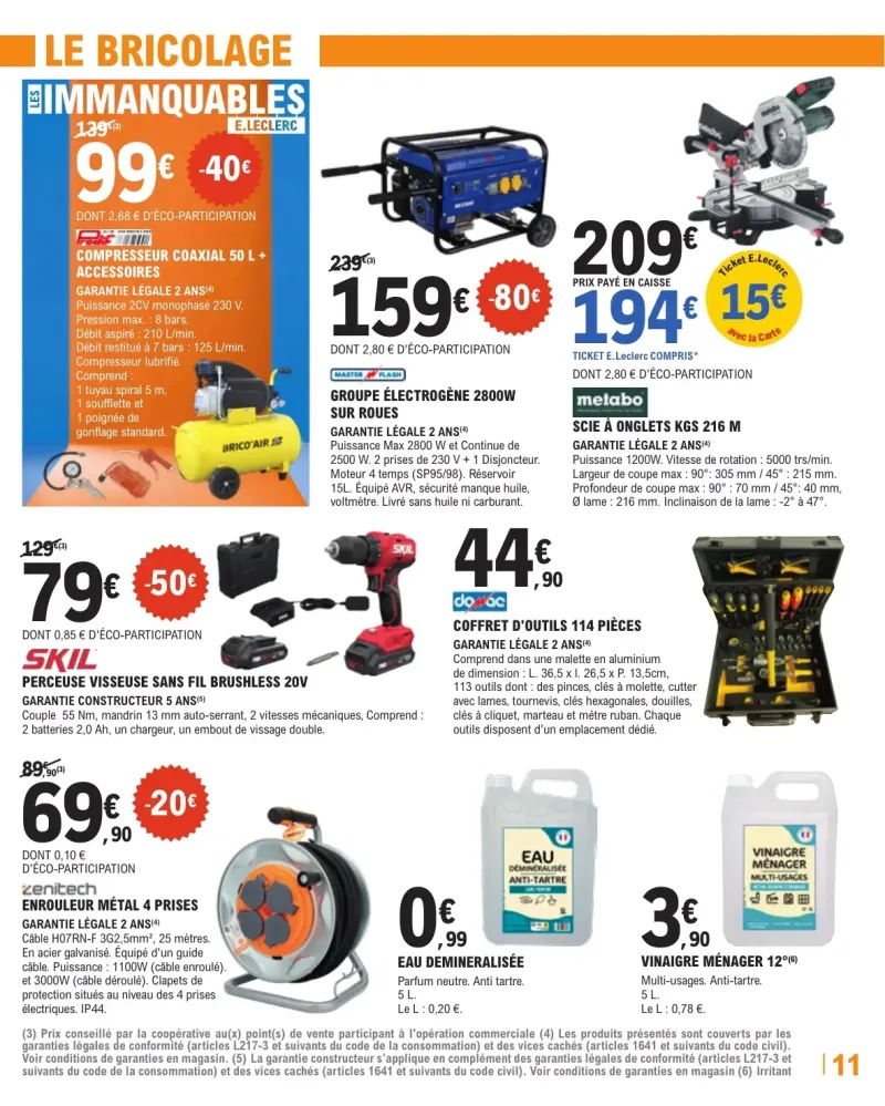 E.Leclerc catalogue du 22/09 au 11/10/2026 – page 11