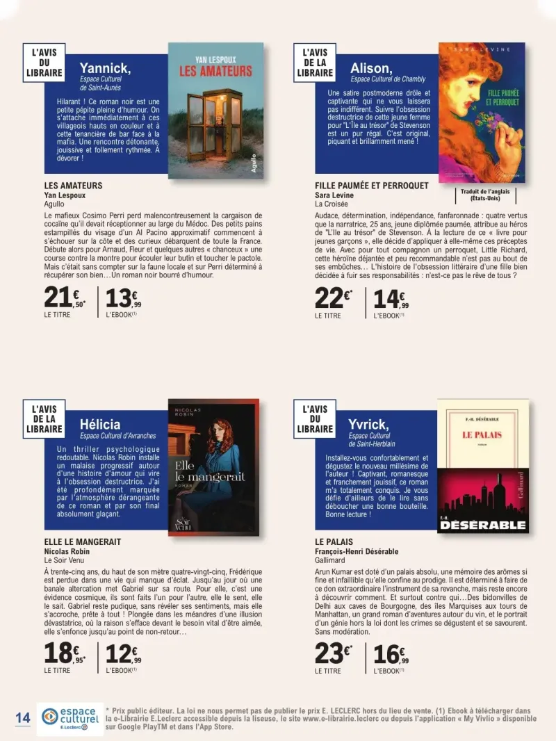 E.Leclerc catalogue du 01/09 au 25/10/2026 – page 14