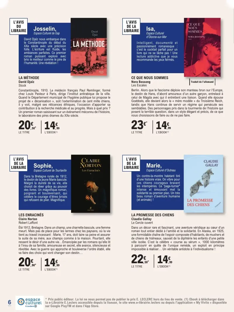 E.Leclerc catalogue du 01/09 au 25/10/2026 – page 6