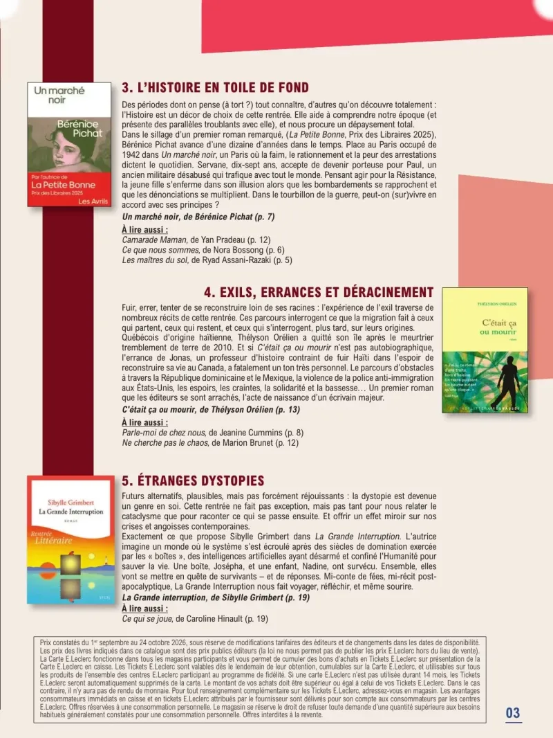 E.Leclerc catalogue du 01/09 au 25/10/2026 – page 3