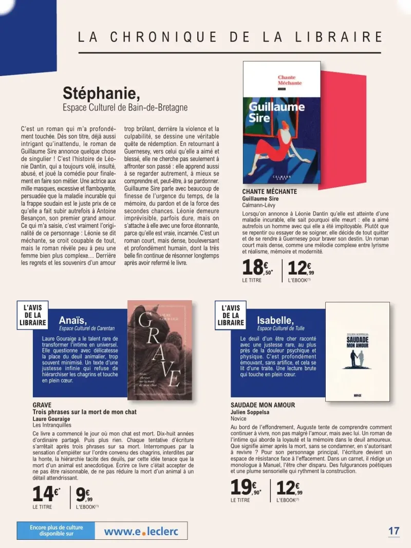 E.Leclerc catalogue du 01/09 au 25/10/2026 – page 17