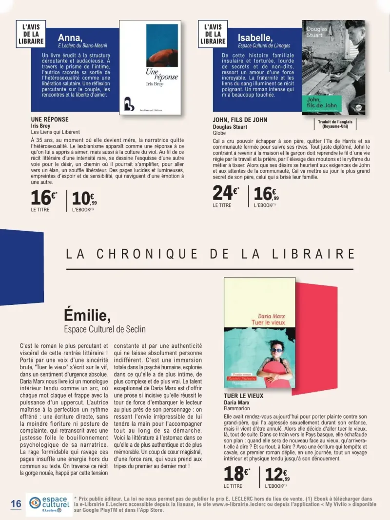 E.Leclerc catalogue du 01/09 au 25/10/2026 – page 16