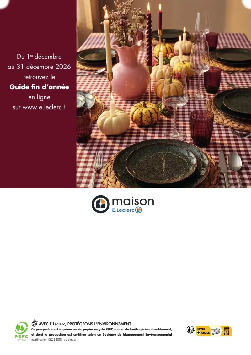 E.Leclerc catalogue du 01/09 au 30/11/2026 – page 28