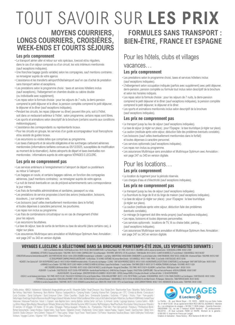 E.Leclerc catalogue du 16/01 au 01/11/2026 – page 345