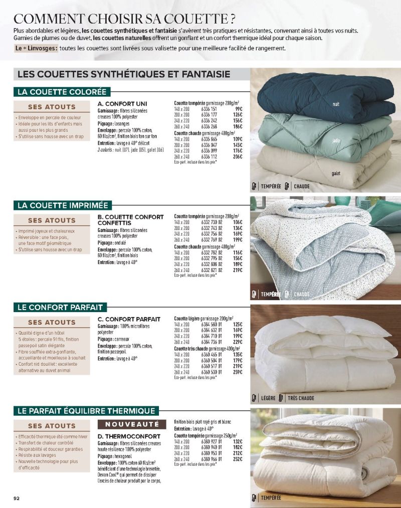 Linvosges catalogue du 23/09 au 13/10/2026 – page 92
