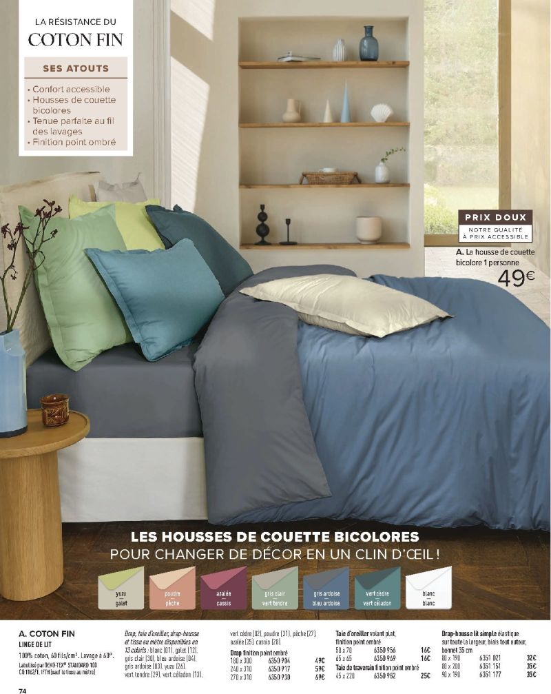 Linvosges catalogue du 23/09 au 13/10/2026 – page 74