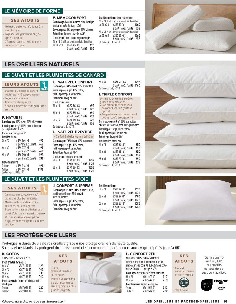 Linvosges catalogue du 23/09 au 13/10/2026 – page 95