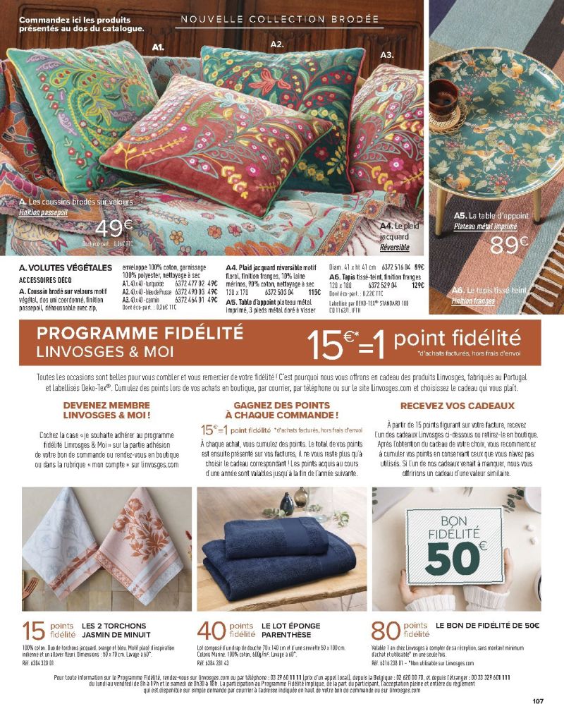 Linvosges catalogue du 23/09 au 13/10/2026 – page 106