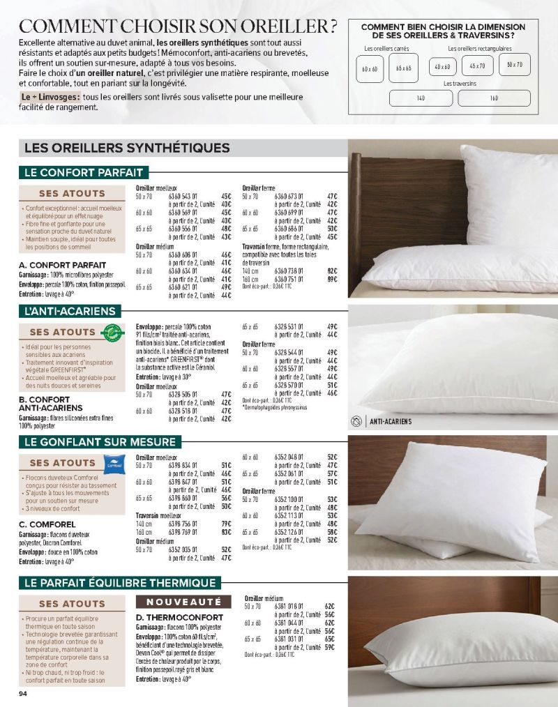 Linvosges catalogue du 23/09 au 13/10/2026 – page 94