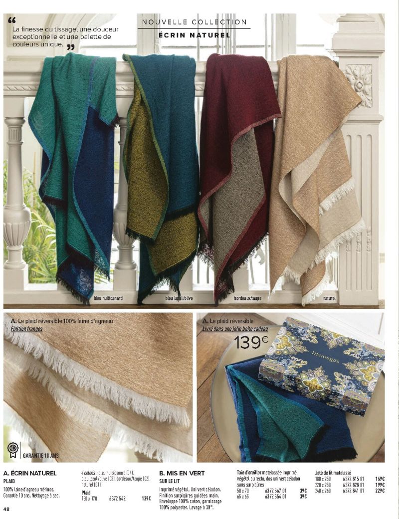 Linvosges catalogue du 23/09 au 13/10/2026 – page 48